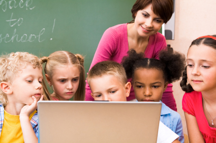 Children in a classroom